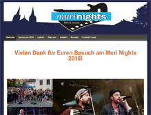 Tablet Screenshot of muri-nights.ch
